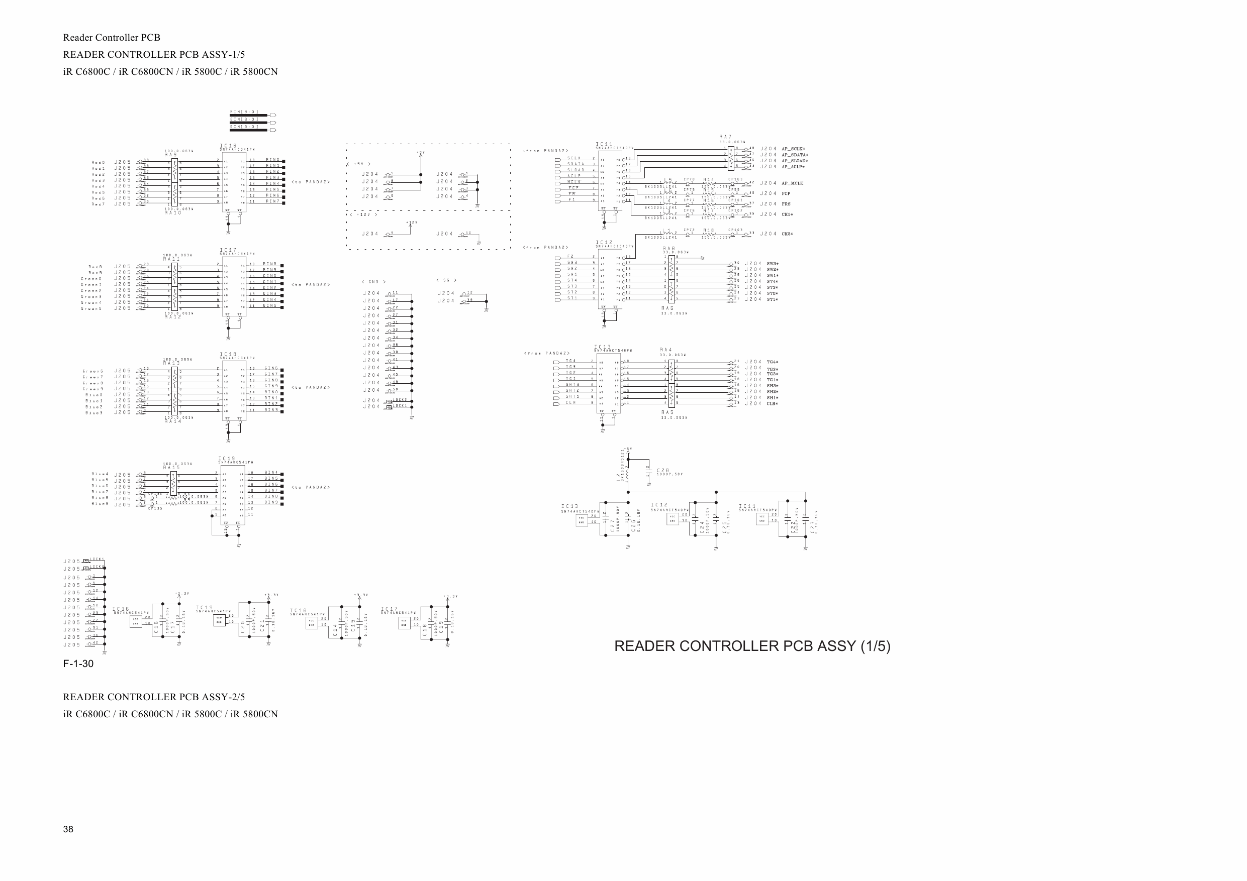 Canon imageRUNNER-iR 5800 6800 C CN Circuit Diagram-3